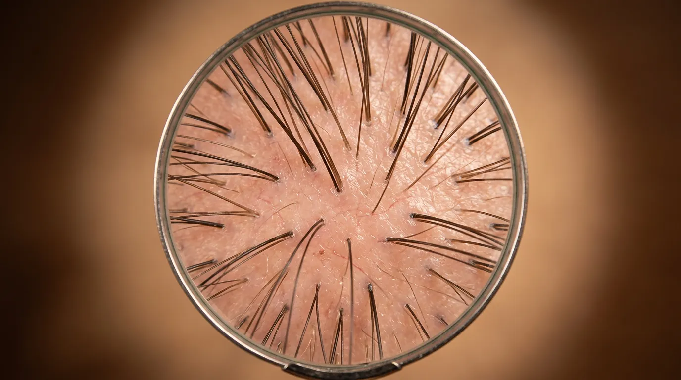 Professional scalp treatment session at a hair growth centre in Kota Kinabalu